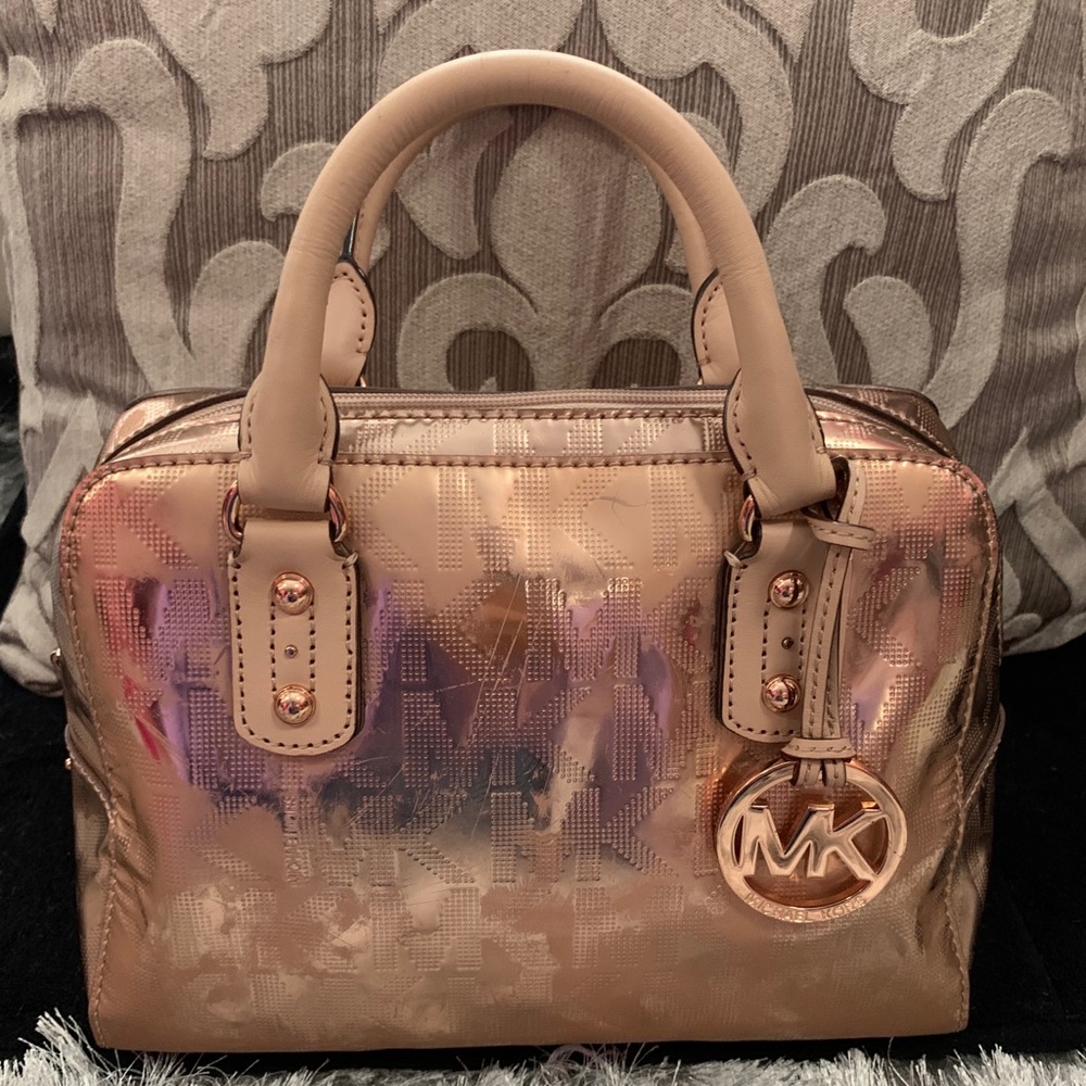 Gold Michael Kors Handbag